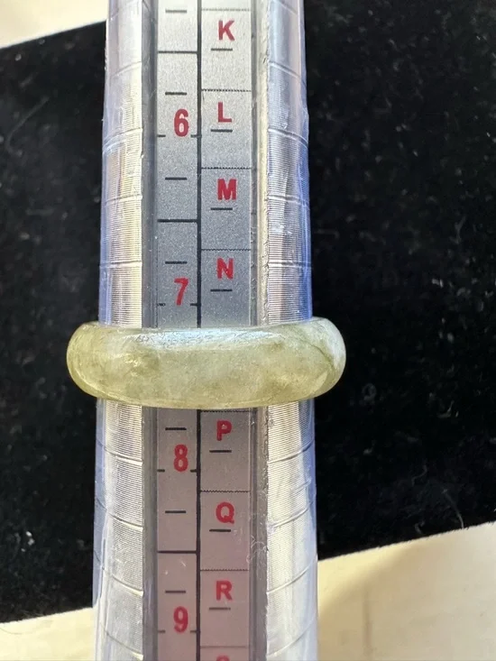 Smooth Green Jasper Ring - Picture 3 of 11